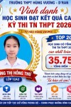 Vinh danh học sinh thủ khoa tốt nghiệp  THPT Hùng Vương - D'Ran